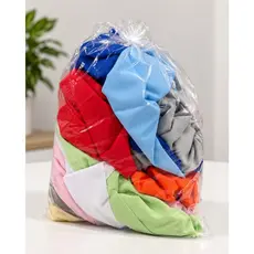 Kit De Retalhos De Tecidos Em Tiras Oxford Diversos Lisos Coloridos