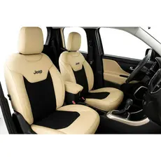 Capa De Bancos Automotivos Jeep Renegade Jeep Compass Duas Cores Couro Sintético