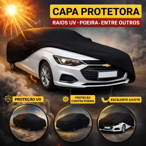 Capa Cobrir Protetora Premium Para Carro em Helanca com Lycra Anti-Risco e Proteção UV
