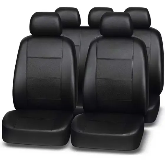 Jogo De Capa De Banco Automotivo Impermeável Carro Couro Universal