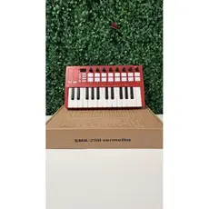 M-VAVE SMK-25 ll teclado controlador MIDI de 25 teclas USB Mini 16 RGB Drum Pads 8 botões com software  produção musical
