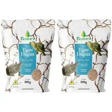 Kit 2 Ração  Tigre D'água Tartarugas Aquática 800g