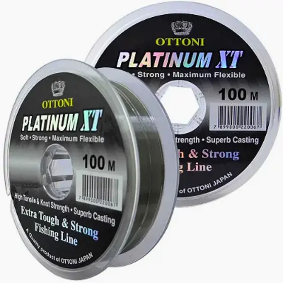 Linha De Pesca Platinum Xt 100m Monofilamento Resistente