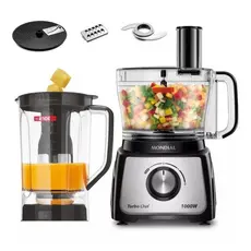 Multiprocessador Mondial Turbo Chef MPN-01-B 5 Funções Preto 110V