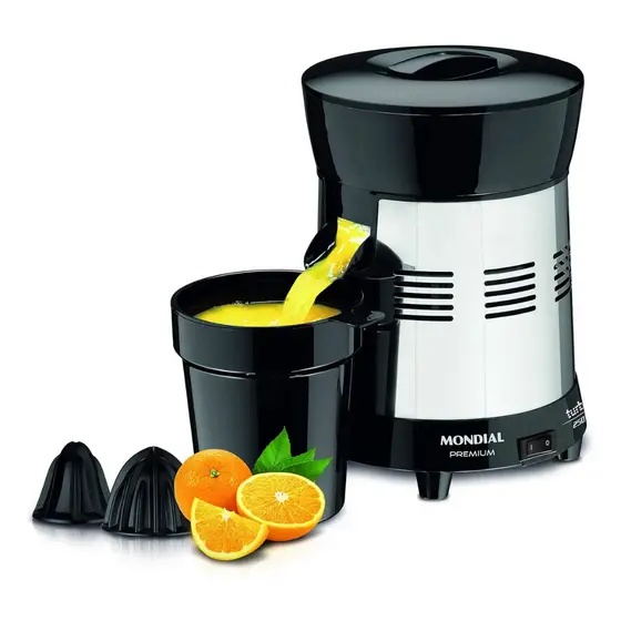 Extrator de Sucos Mondial Turbo Premium Preto Bivolt
