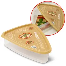 Pote De Pizza Triangular Plástico Porta Mantimentos Cozinha
