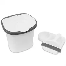 Kit para Pia com Lixeira Rodo e Porta Detergente Branco Keita