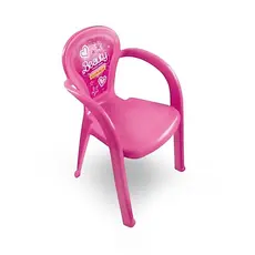 Cadeira Plástica Para Atividades Refeições Infantil Menina Cadeirinha Rosa Usual