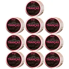 10 cera Modeladora Tranças Incolor Cabelo Box Braid Baby Hair Nagô Boxeadora Baby Hair low Poo 120g monster barber