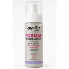 Espuma Mousse Modelador Monster barber Hair Para Tranças Cachos e Penteados 150ml