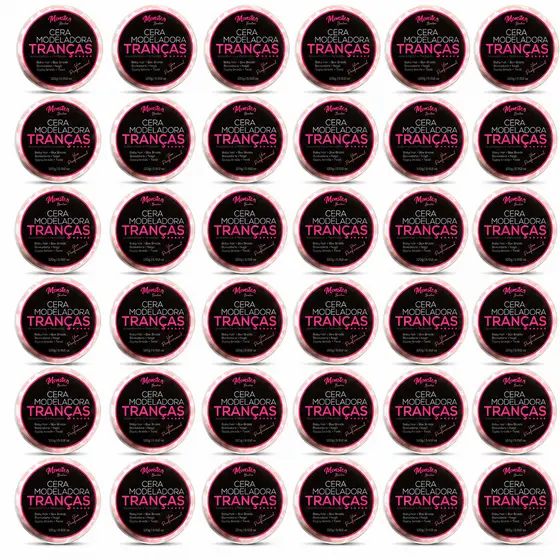 30 cera Modeladora Tranças Incolor Cabelo Box Braid Baby Hair Nagô Boxeadora Baby Hair low Poo 120gr monster