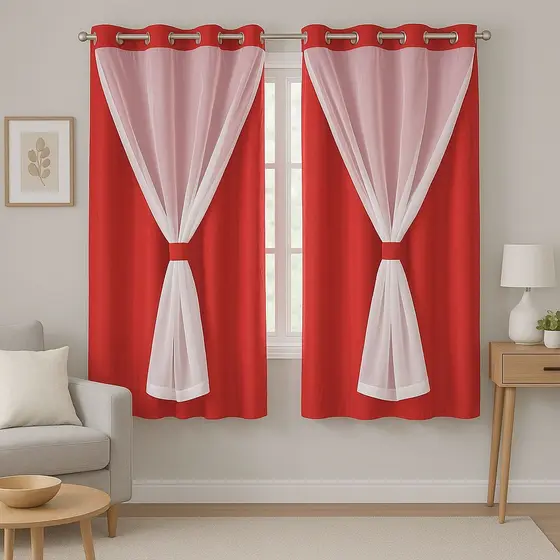 Cortina  Elegance 2,80 x 1,70 De Sala E Quarto P/ Varão Decoração Sala