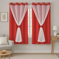 Cortina  Elegance 2,80 x 1,70 De Sala E Quarto P/ Varão Decoração Sala