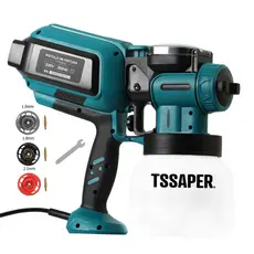 Pulverizador de Pintura Elétrico Compressor de Tinta 550w com 3 bicos Tssaper