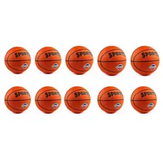 KIT 10 BOLAS DE BASQUETE PROFISSIONAL TAMANHO OFICIAL N° 7 T BASKET INFANTIL BASQUETEBOL CRIANÇA MENINO MENINA ORIGINAL