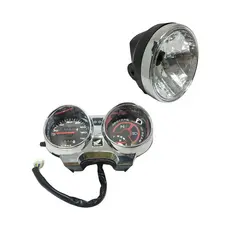 Painel Superior Cromado + Farol Aro Cromado Cg 150 Titan Fan 2004, 2005, 2006, 2007 e 2008