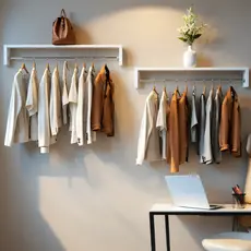 Kit 2 Cabideiro Suspenso Arara Para Roupas Closet 60 Cm vestuário