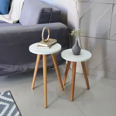 Conjunto de Mesinhas de Canto E Apoio Para Sala Decorativa Sala