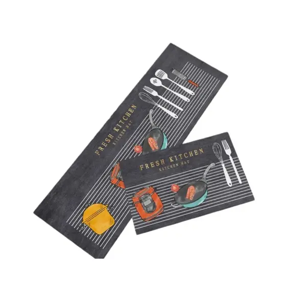 Kit Passadeira Emborrachada Para Cozinha com 2 Peças Belga
