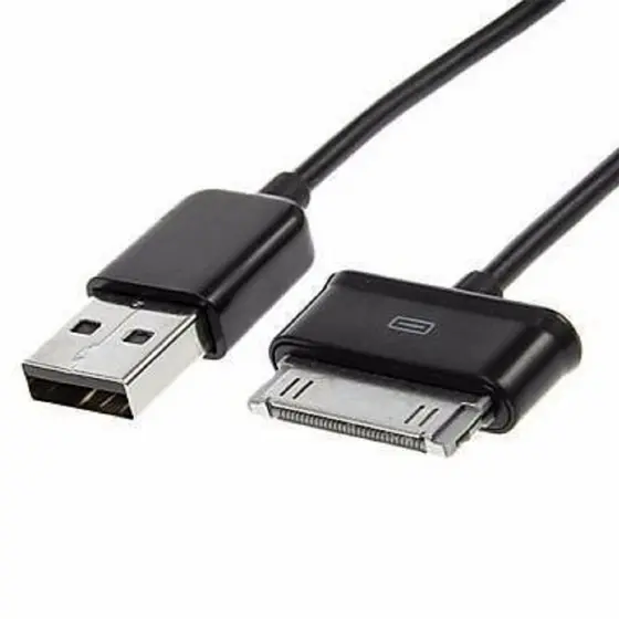 Cabo Carregador USB Tablet Para Samsung Tab P1000 3110 P3100 P5110 Tab 2 Dados e Carga 30 Pinos Dock