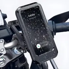 Suporte Celular Moto Bike A Prova Dágua Tela Tátil 360ª Rotação Impermeável Magnético B-MAX BMG-50