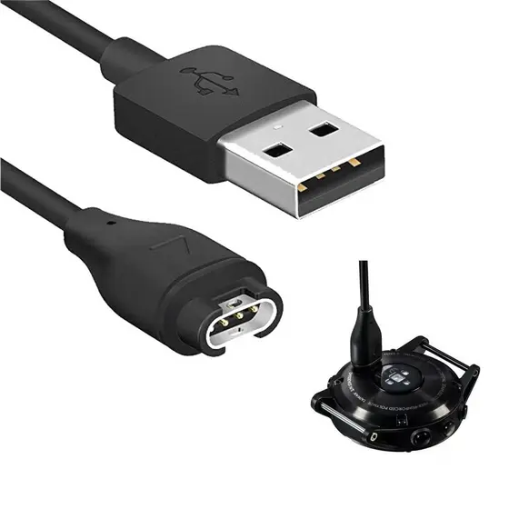 Cabo Carregador Para Relogio Smartwatch Garmim Fenix 5 6x Pro Solar 5x Plus 935 Vivoactive 3
