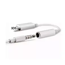 Cabo Adaptador Fone de Ouvido P2 Fêmea x LIGHTNING PARA IPhone 7 7 Plus 8 8 Plus X XS XR XS MAX 11