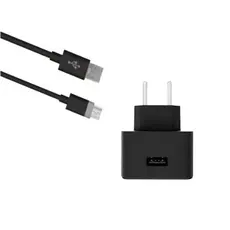 Kit Carregador USB Turbo Fonte + Cabo V8 Micro USB Celular 110/220v Compatível Android Carga Rápida
