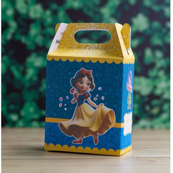 Caixa maleta lembrancinha BRANCA DE NEVE  Cute personalizado festa infantil - MIMO - PEGUE E MONTE