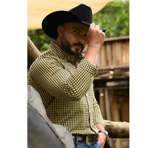 Camisa Algodão Fio 60 Masculina Manga Longa Premium Country Nova Coleção