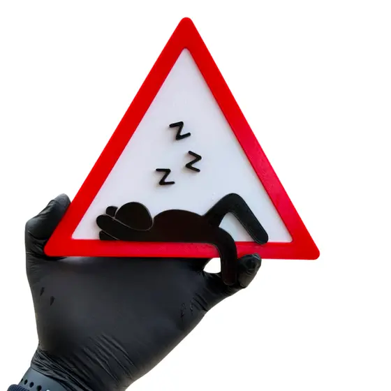 Placa Divertida Para Decoração Quarto Porta Aviso Sinalização Facil Instalação Hora de Dormir