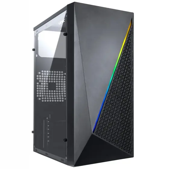 Gabinete PC Gamer Lateral Transparente Led RGB Ajustavel sem Fonte