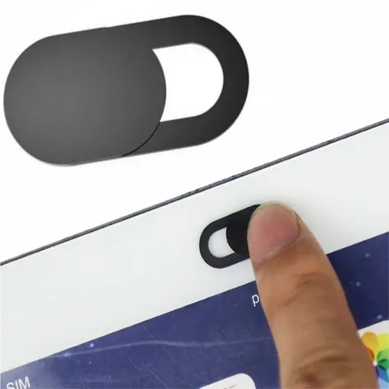 Protetor Camera Webcam Autoadesivo Tampa Preto Privativa Notebook Celular Tablet Smartphone