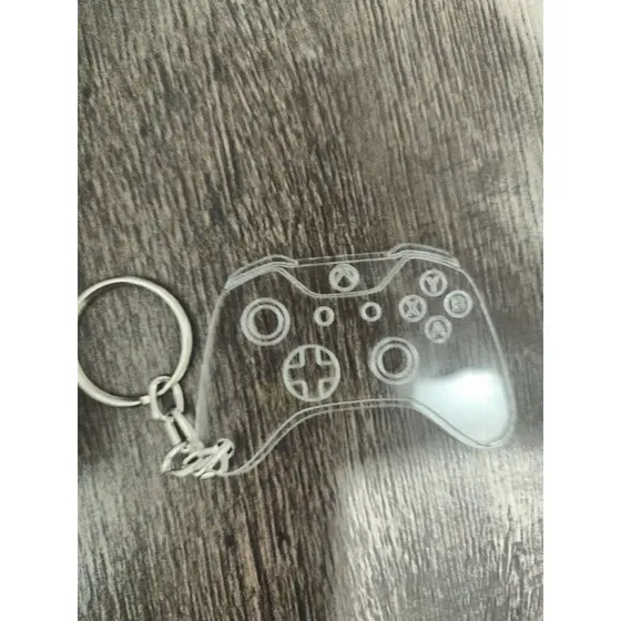 Kit 30 chaveiros controle X-box personalizados acrilico cristal 3mm