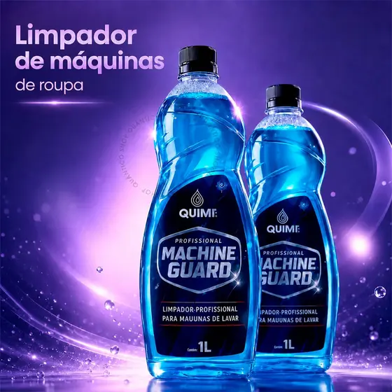 Limpador Máquina de Lavar Louça Roupa Remove Resíduos Profissional 1L Sem Danificar Máquina