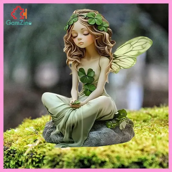 [lzdxwcke2] Decoração De Estaca De Jardim De Fadas Leve Boêmia Ao Ar Livre Fada Plana 2D
