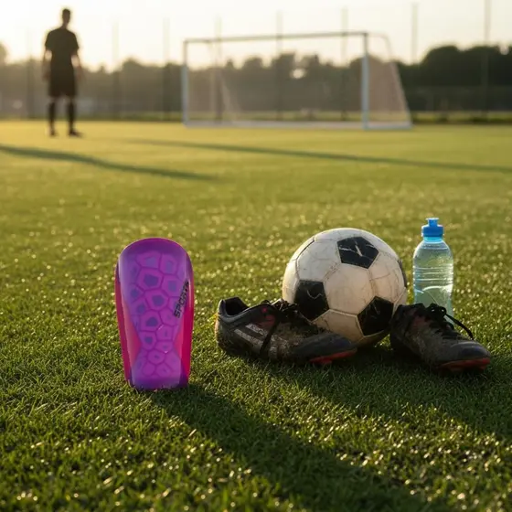Caneleira De Futebol À Prova De Choque Respirável Espuma De Caneleiras Para Adolescentes E Crianças