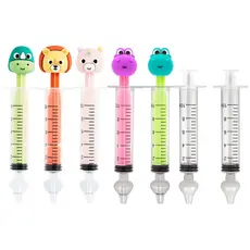 Seringa para Lavagem Nasal Bico Silicone Reutilizável Atóxico 10ml Divertida Buba