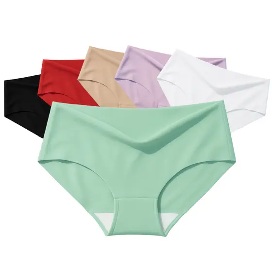 Kit 2 Calcinhas Plus size Sem Costura Corte Laser Tecido Extra Fino