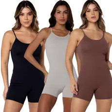 Macaquinho ZERO TRANSPARÊNCIA Poliamida Academia Fitness Preto Black
