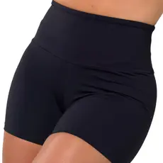 Short Academia Fitness Cintura Alta Sem Transparência Treino Básico Feminino