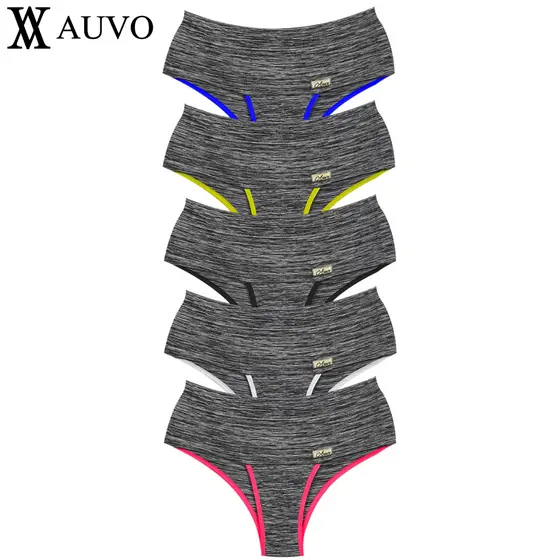 Kit 4 Calcinhas Fitness Cintura Alta Compressão Para Barriga Aperta e Comprime