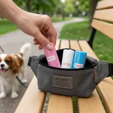 Sacos Coletores Pet Refil Higiênico Resistente Passeio Cães