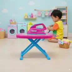 Passadeira Tábua de Passar Roupa Infantil com Ferro de Brinquedo