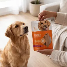 Petisco Bonão Papaya Pets Bacon Raças Médias Grandes 325g