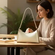 Bolsa Feminina baguete de ombro Pequena Média Balada