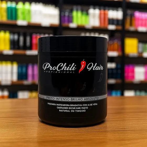 Máscara Matizadora Cabelo Preto Banho De Petróleo 500gr Efeito Acinzentado