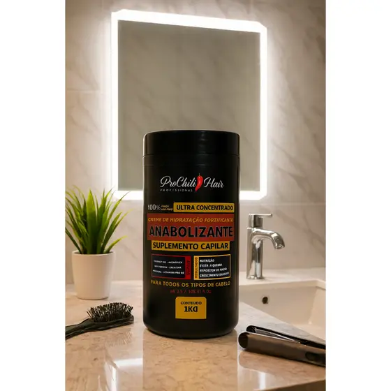 Anabolizante Capilar Suplemento Fortificante Profissional Queda de Cabelo