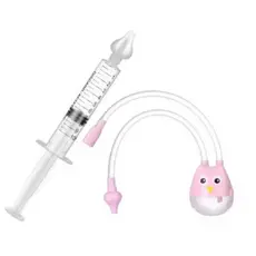 Kit 1 Seringa E 1 Aspirador Lavagem e Limpeza Nasal Bebês Envio Rápido