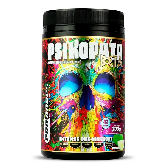Pré Treino Psikopata Beta 300g - Pro Corps
